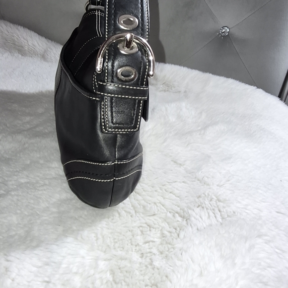 Coach Y2K Soho Black Leather Shoulder Bag - Picture 3 of 13
